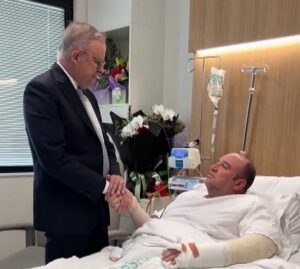 &nbsp; Silahlı Saldırıda Müdahale Eden Suriyeli Ahmed el-Ahmed Hastanede Ziyaret