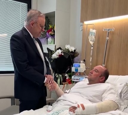 &nbsp; Silahlı Saldırıda Müdahale Eden Suriyeli Ahmed el-Ahmed Hastanede Ziyaret