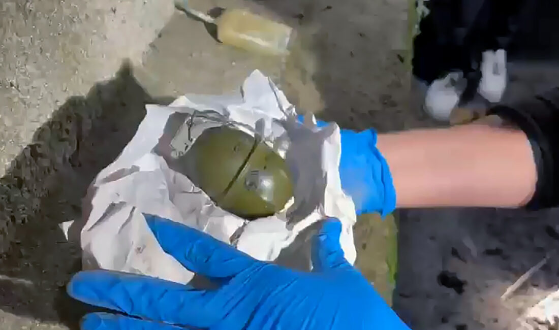 &nbsp; Bahçede El Bombası ve El Yapımı Patlayıcı Bulundu Adana’da