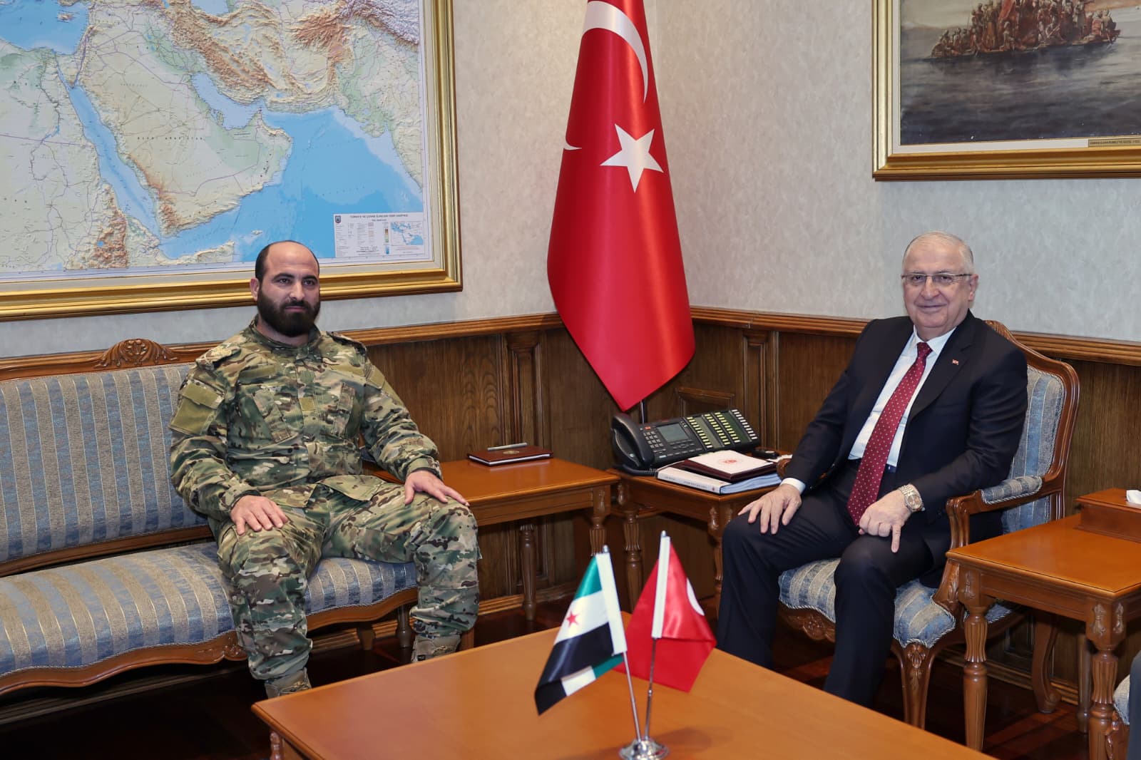 Bakan Güler, Genelkurmay Başkanı Bayraktaroğlu’nun Davetlisi Olarak Türkiye’ye Gelen Tümgeneral