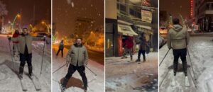 Kar Kalınlığının 30 Santimetreyi Bulduğu Kentte Şaşırtan Manzaralar Doğu Anadolu