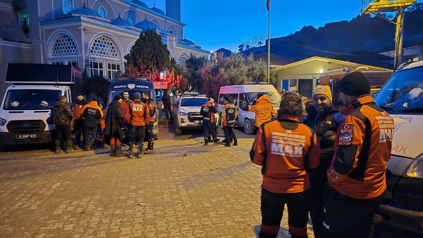 &nbsp; AFAD Koordinasyonunda Arama Çalışmaları Sürdürülüyor Bursa’nın Mudanya ilçesinde evinden