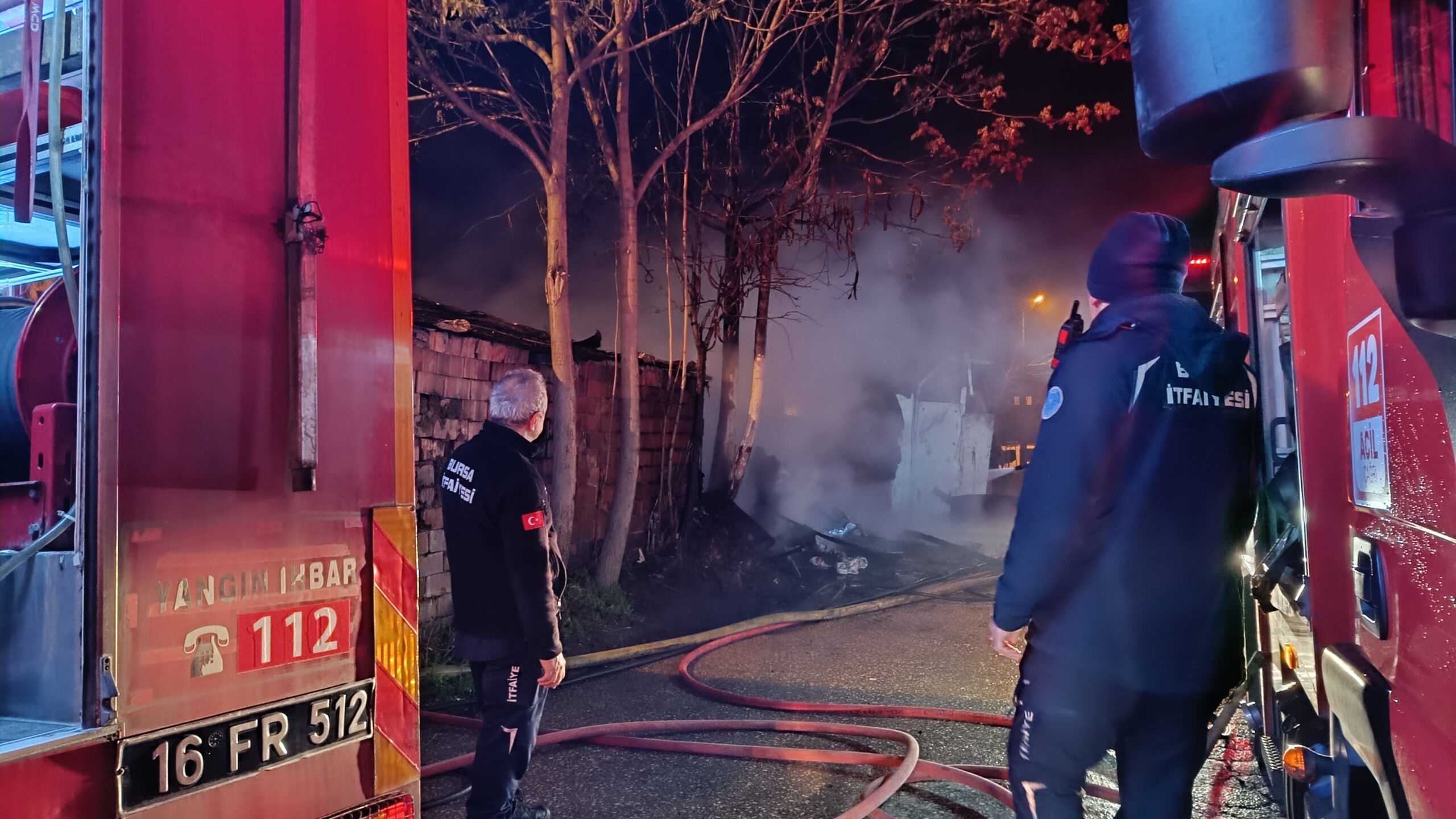 &nbsp; Osmangazi’de Sabah Saatlerinde Çıkan Yangın Kısa Sürede Söndürüldü Bursa’nın