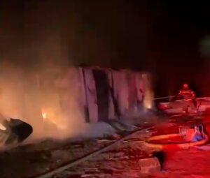 Sabah Saatlerinde Çıkan Yangın Paniğe Neden Oldu Bursa’nın Osmangazi ilçesinde,