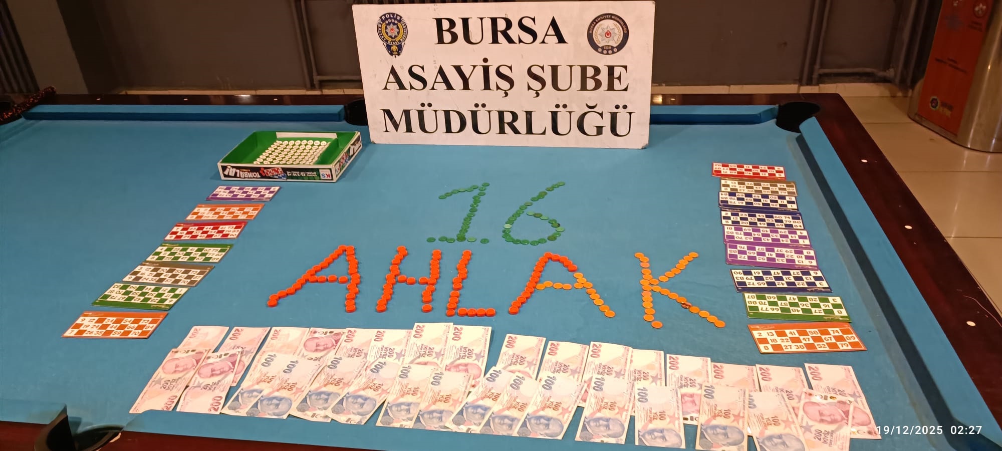 Bursa İl Emniyet Müdürlüğü tarafından Nilüfer, Osmangazi ve Yıldırım ilçelerinde