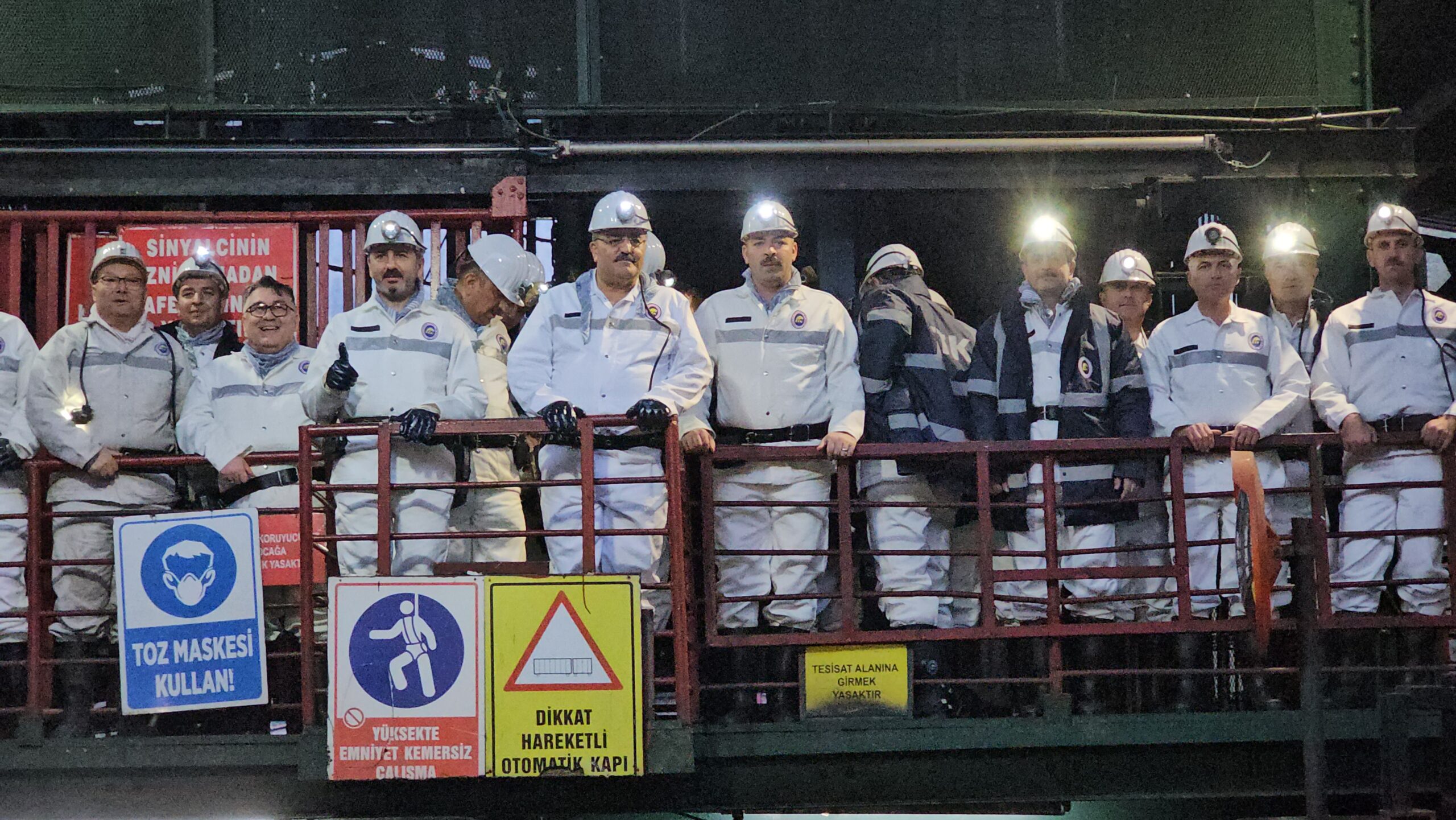 Yeraltında Madencilerle Bir Araya Geldiler Çalışma ve Sosyal Güvenlik Bakan