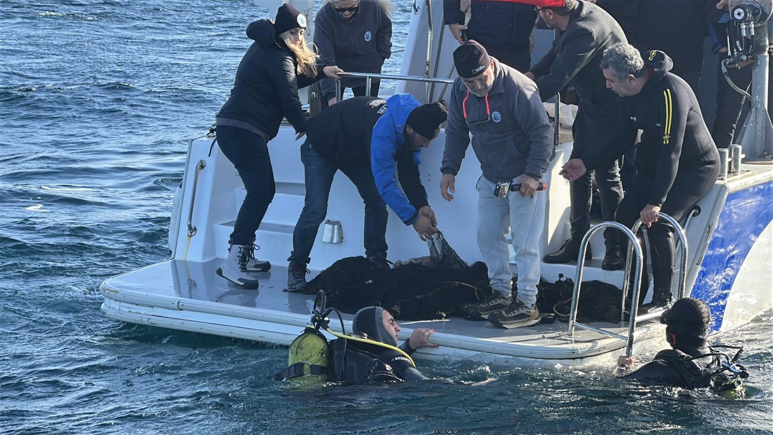 ‘Denizlerin Terk Edilmiş Av Araçlarından Temizlenmesi Projesi’ Kapsamında Yeni Çalışma