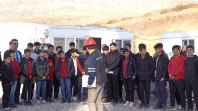 Silopi’de Öğrencilere Sondaj Sahasında Uygulamalı Eğitim Enerji ve Tabii Kaynaklar