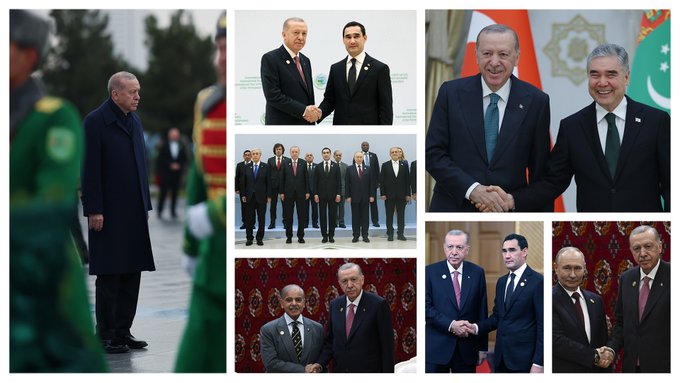 Cumhurbaşkanı Recep Tayyip Erdoğan, Türkmenistan’ın daimi tarafsızlık statüsünün 30. yıl