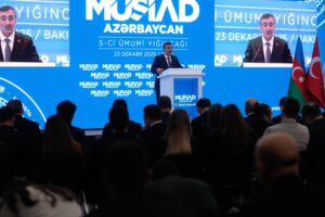 Bakü’de Düzenlenen 2. Türkiye-Azerbaycan Yatırım Forumu’nda Konuşan Cumhurbaşkanı Yardımcısı Yılmaz,