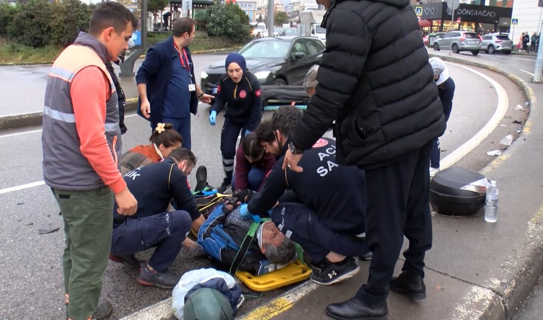 &nbsp; Kaygan Yolda Kontrol Kaybı Kazaya Yol Açtı İstanbul Ataşehir’de