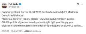 Feti Yıldız: “Günlük Politik Söylemlerin Dışında Yeni Bir Şey Yok”