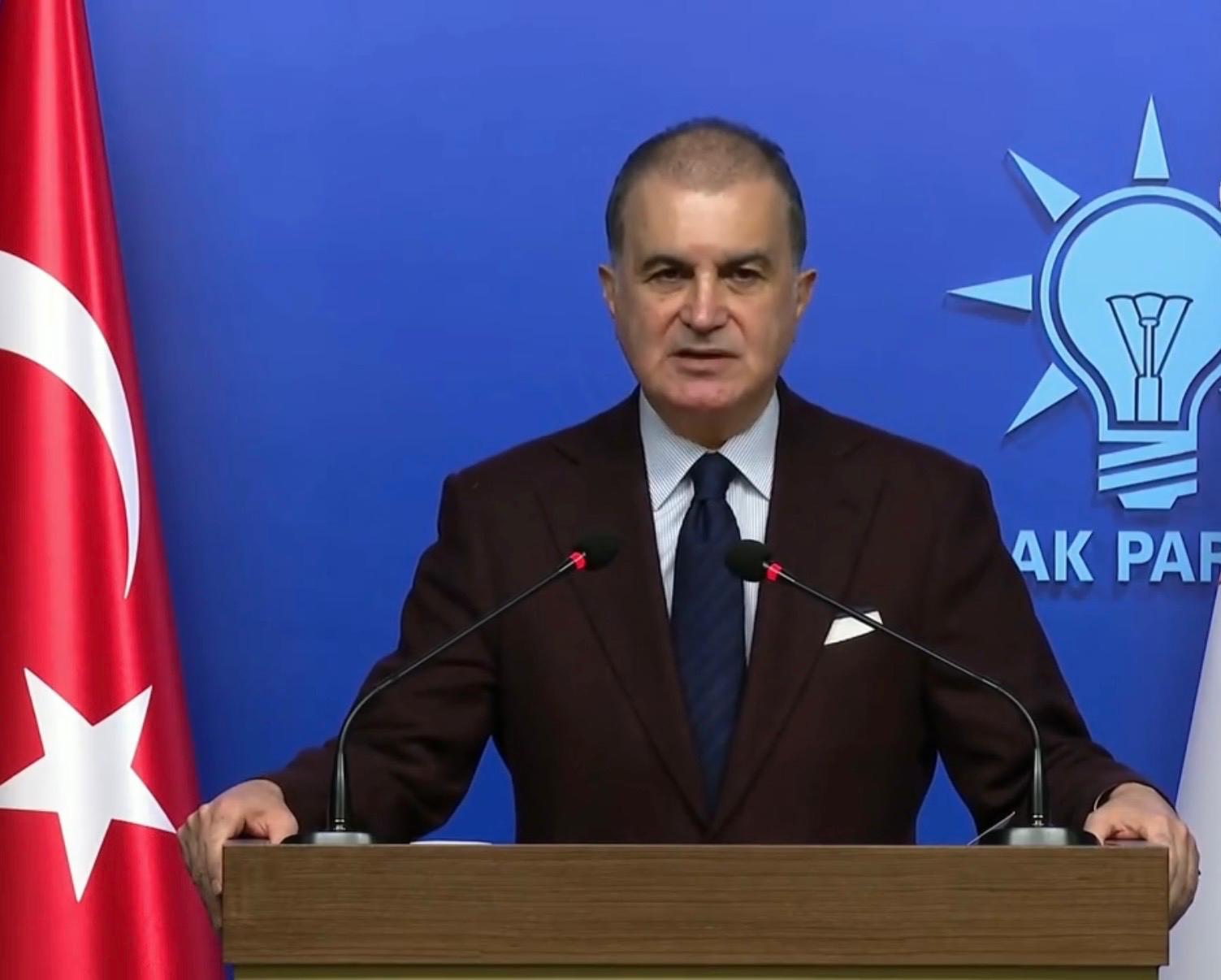 AK Parti Genel Başkan Yardımcısı ve Parti Sözcüsü Ömer Çelik,