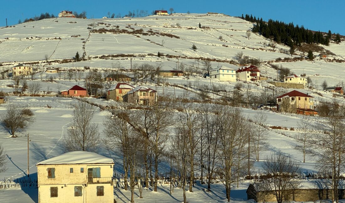 Ordu’nun Yüksek Rakımlı İlçelerinde Etkili Olan Kar Yağışı Sonrası Yaylalar