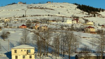 Ordu’nun Yüksek Rakımlı İlçelerinde Etkili Olan Kar Yağışı Sonrası Yaylalar