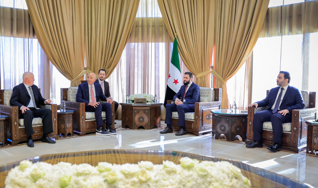 &nbsp; Bölgedeki Gelişmeler Masaya Yatırıldı Suriye Cumhurbaşkanı Ahmed Şara, ABD’nin