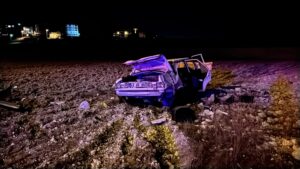 Kütahya’da Kontrolden Çıkan Araç Demir Yığınına Döndü Kütahya Organize Sanayi