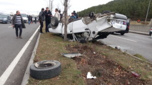 &nbsp; Yakutiye’de Kaza: İki Kişi Yaralandı Erzurum’un Yakutiye ilçesinde dün