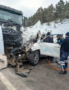 Tokat-Sivas Kara Yolu Çamlıbel Geçidi Mevkisinde Meydana Gelen Kazada 32