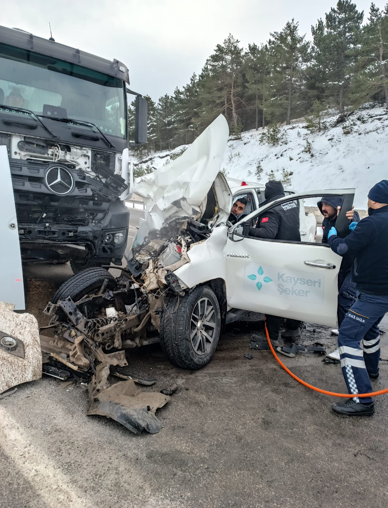 Tokat-Sivas Kara Yolu Çamlıbel Geçidi Mevkisinde Meydana Gelen Kazada 32