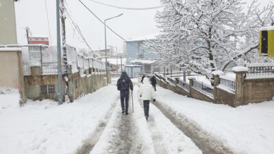&nbsp; Başkale ve Bahçesaray’da Ulaşım Aksadı Van’da etkili olan kar