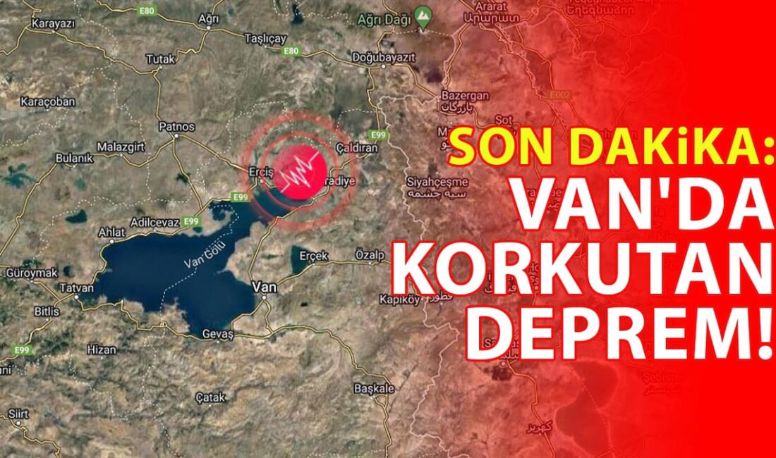 &nbsp; Tuşba İlçesinde Korkutan Sarsıntı Van’ın Tuşba ilçesine bağlı Derebey