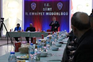 Baykan Belediye Başkanı Ekrem Erdem’in başkanlığını yürüttüğü Polis Teşkilatını Güçlendirme