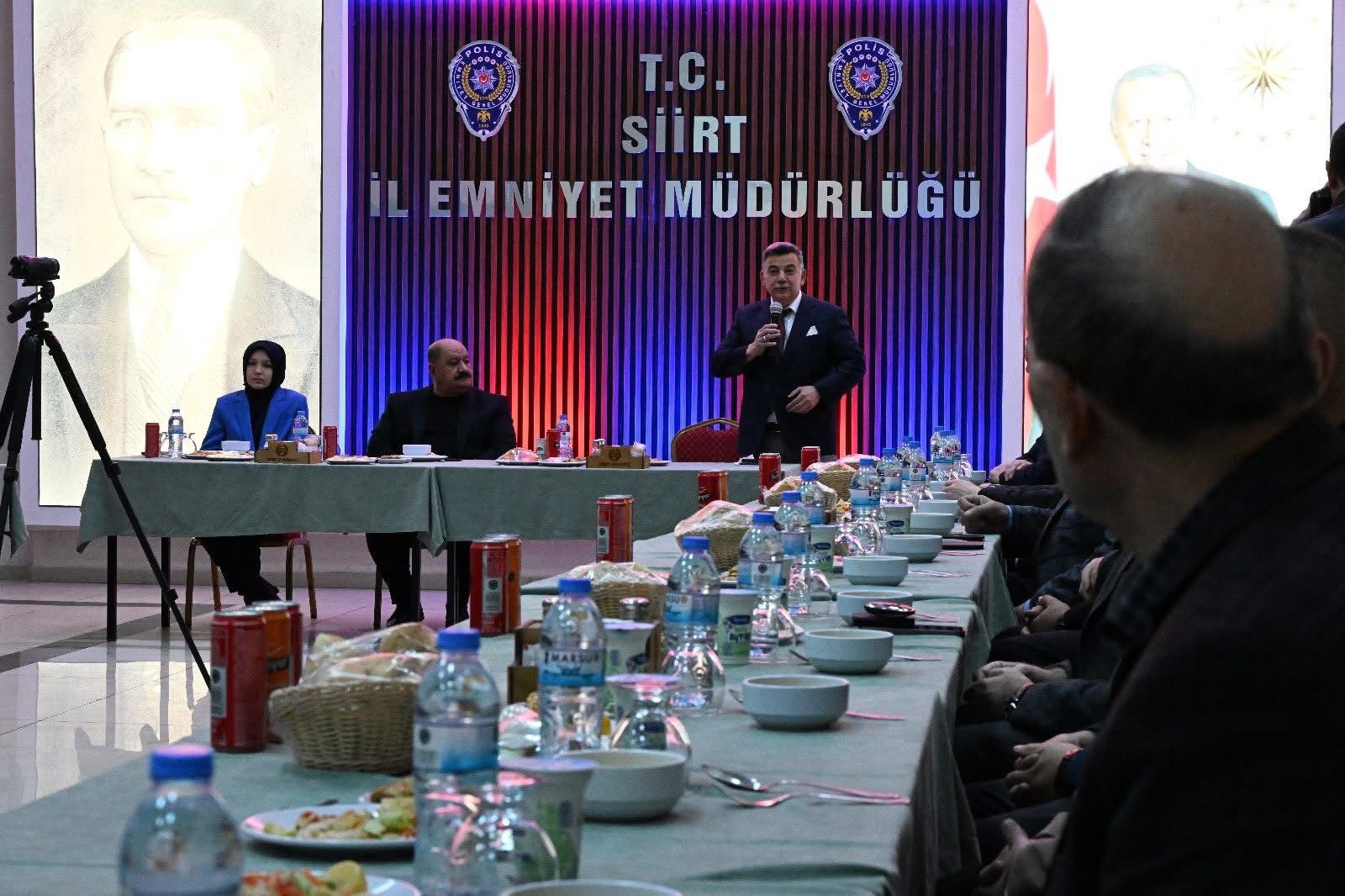 Baykan Belediye Başkanı Ekrem Erdem’in başkanlığını yürüttüğü Polis Teşkilatını Güçlendirme