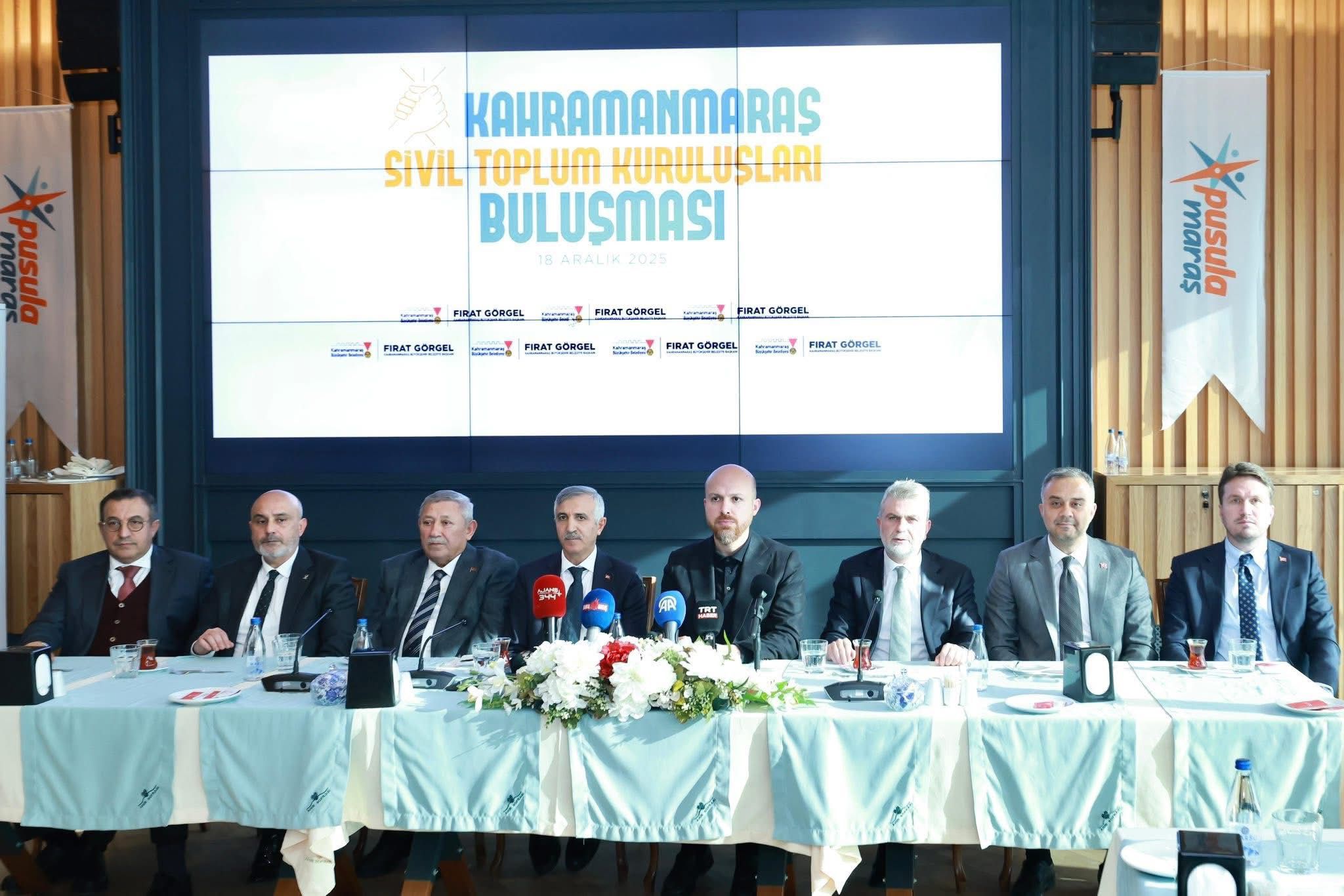 Dünya Etnospor Konfederasyonu Başkanı Necmeddin Bilal Erdoğan, Kahramanmaraş’ta sivil toplum