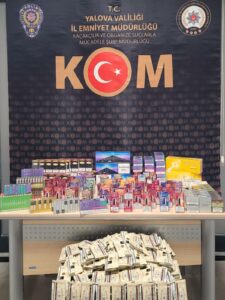 Yalova Polisi, 16-20 Aralık tarihleri arasında gerçekleştirdiği operasyonlarla kayıt dışı