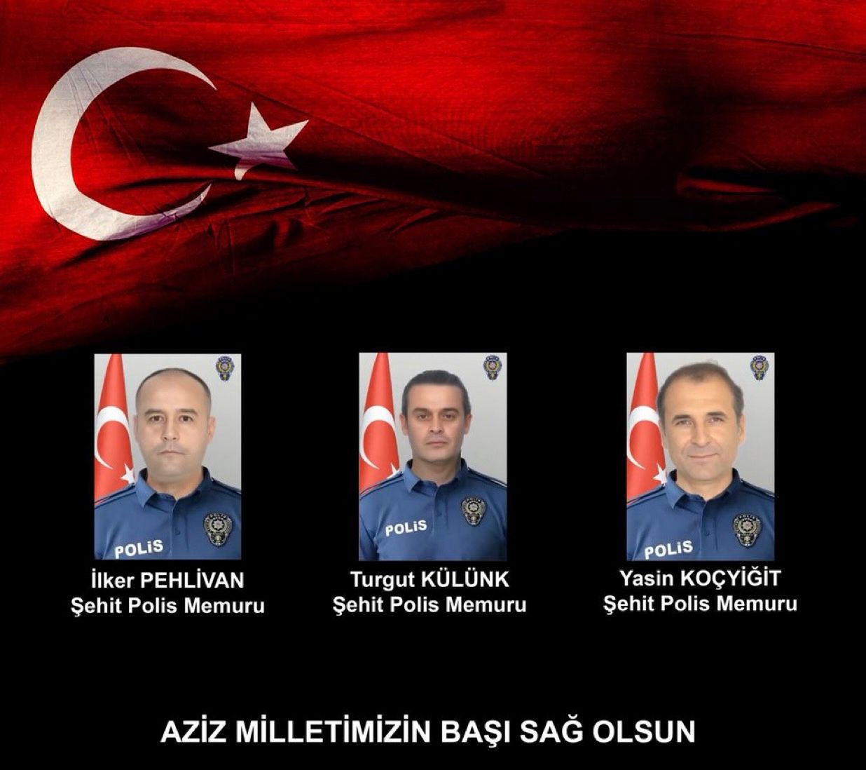 DEAŞ Terör Örgütüne Yönelik Operasyonda Şehit Olan Polis Memurları Turgut