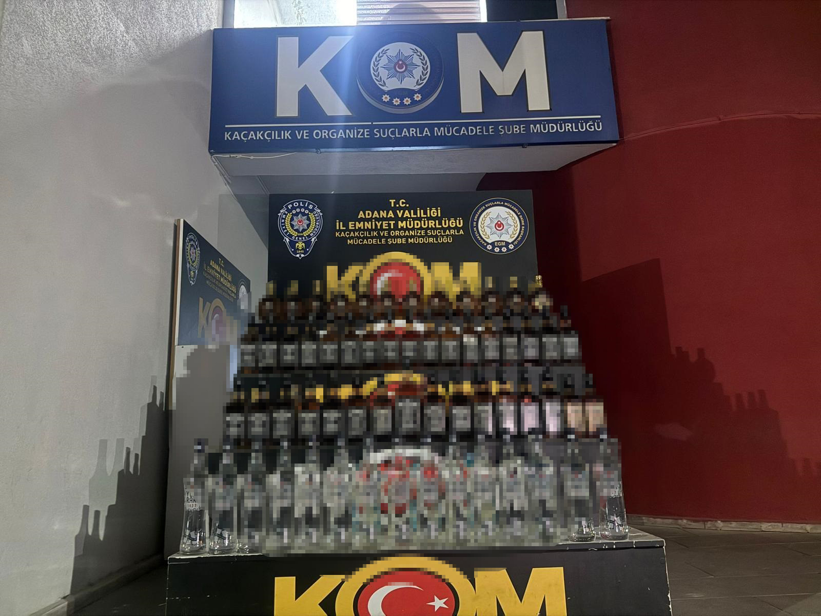 &nbsp; Adana Polisi Yılbaşı Öncesi Sahte İçkiye Geçit Vermedi ADANA’da