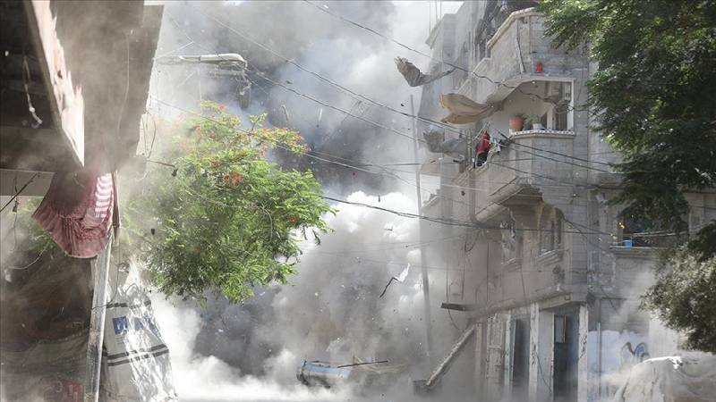 GAZZE / TEKHA Hamas, İsrail ordusunun Gazze’de yerinden edilmiş sivillerin