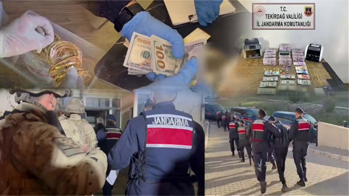 Dolandırıcılık, Tefecilik ve Göçmen Kaçakçılığı Yapan 7 Suç Örgütüne Darbe