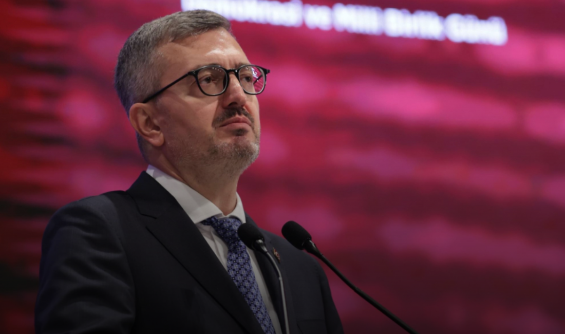 Cumhurbaşkanlığı İletişim Başkanı Burhanettin Duran, Cumhurbaşkanlığı Külliyesi Selçuklu Salonu’nda düzenlenen