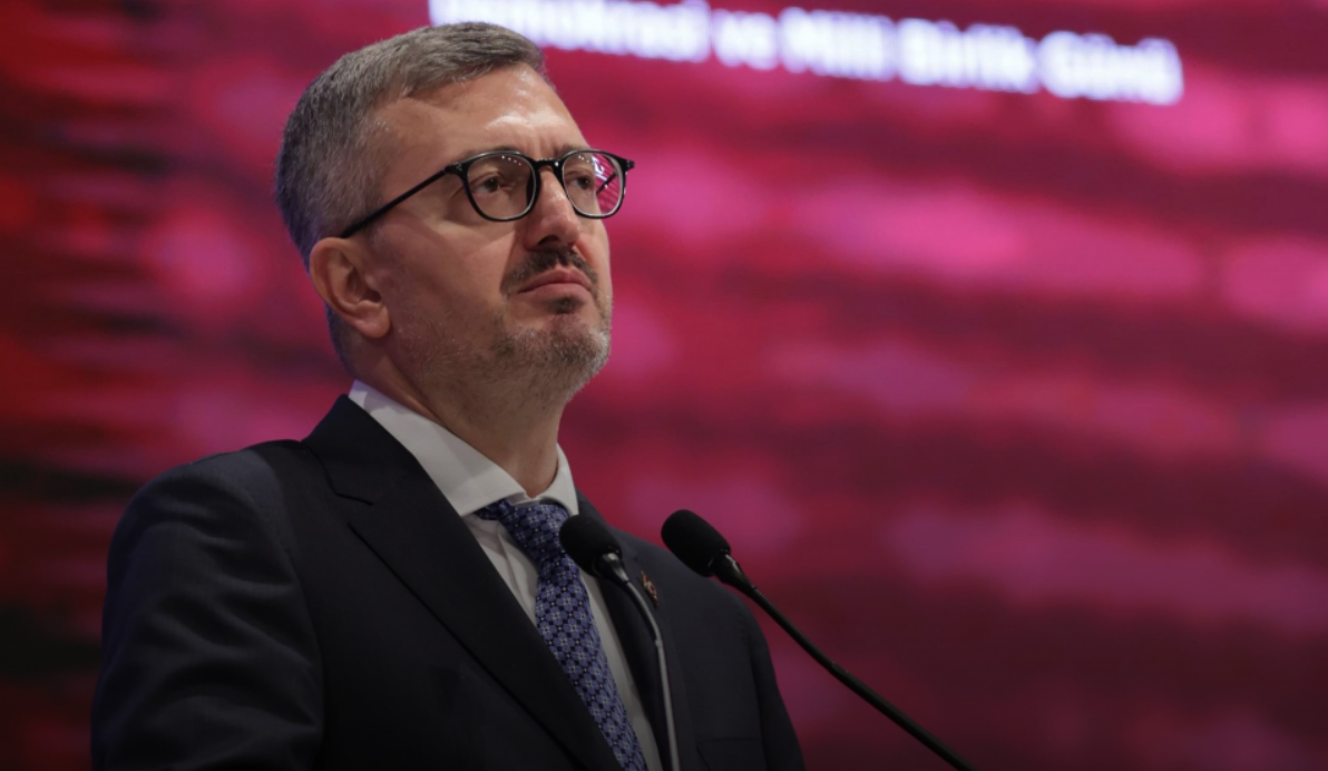 Cumhurbaşkanlığı İletişim Başkanı Burhanettin Duran, Cumhurbaşkanlığı Külliyesi Selçuklu Salonu’nda düzenlenen