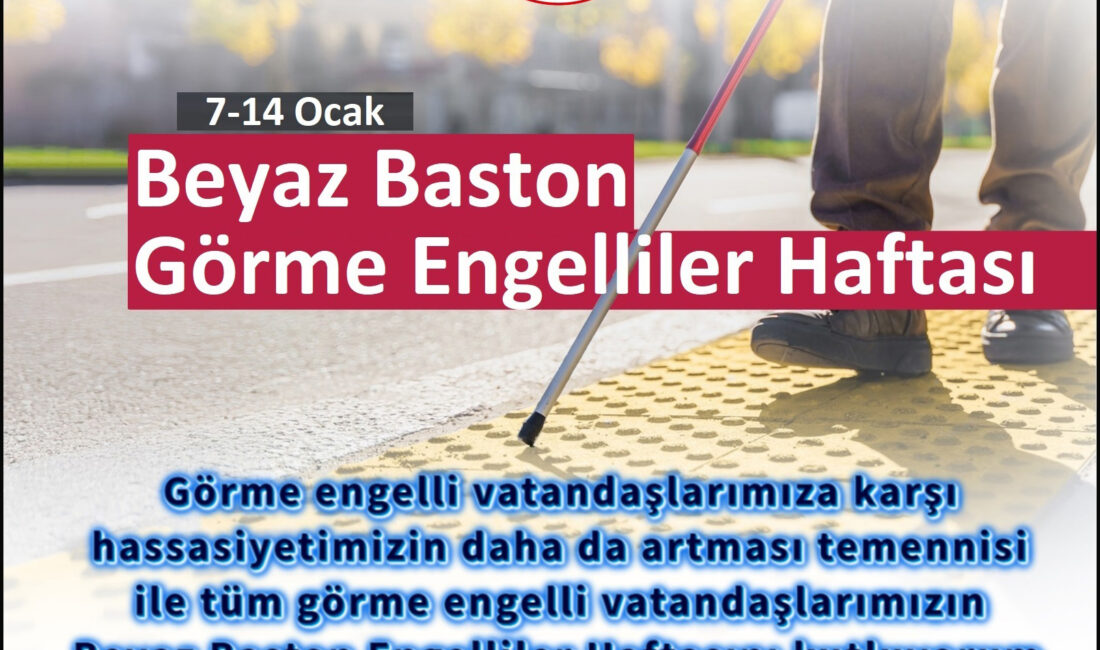 Başhekim Doç. Dr. Hasan Ergenç, 7-14 Ocak Beyaz Baston Görme