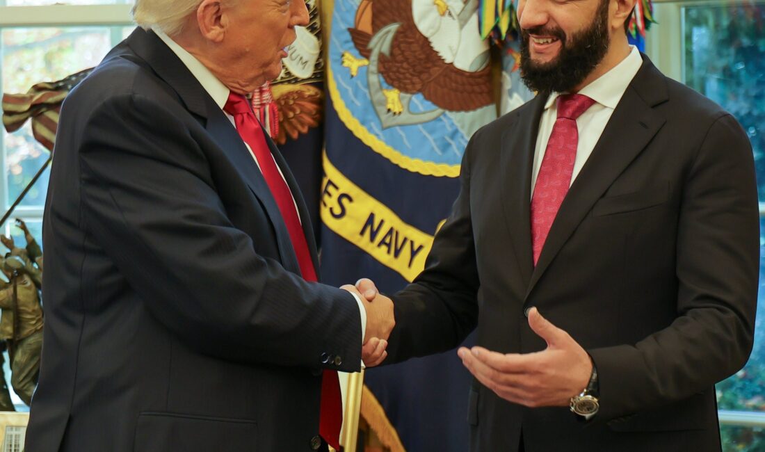 ABD Başkanı Donald Trump ve Suriye Cumhurbaşkanı Ahmed Şara, gerçekleştirdikleri