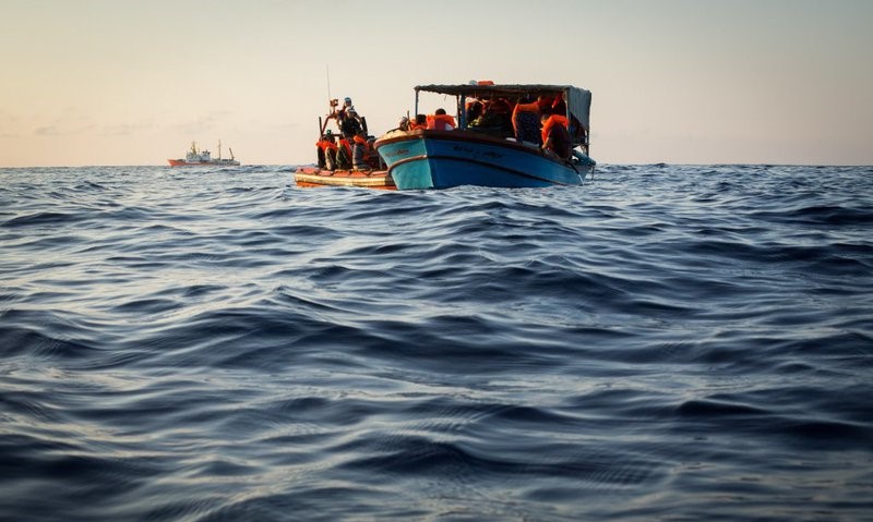  Akdeniz’in Libya ile Malta arasında kalan açıklarında düzensiz göçmenleri taşıyan