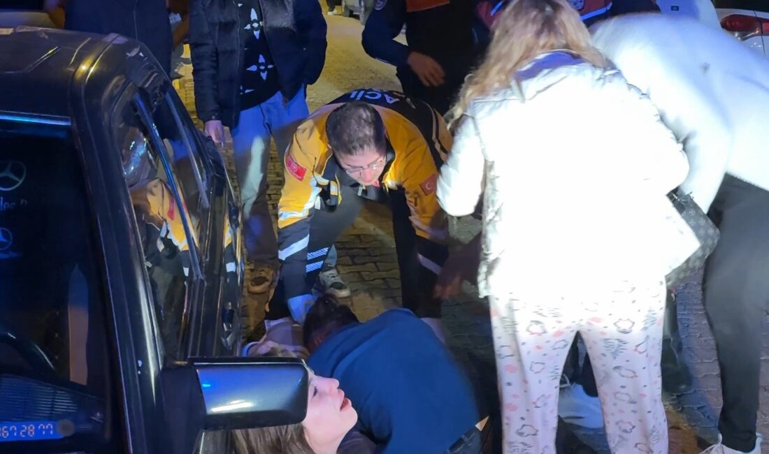 Aydın’ın Efeler ilçesinde üvey oğluyla girdiği tartışma sonrası fenalaşarak yere