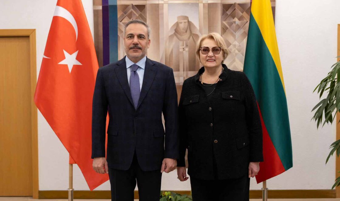 Dışişleri Bakanı Hakan Fidan, Litvanya’nın başkenti Vilnius’ta gerçekleştirdiği temaslar kapsamında