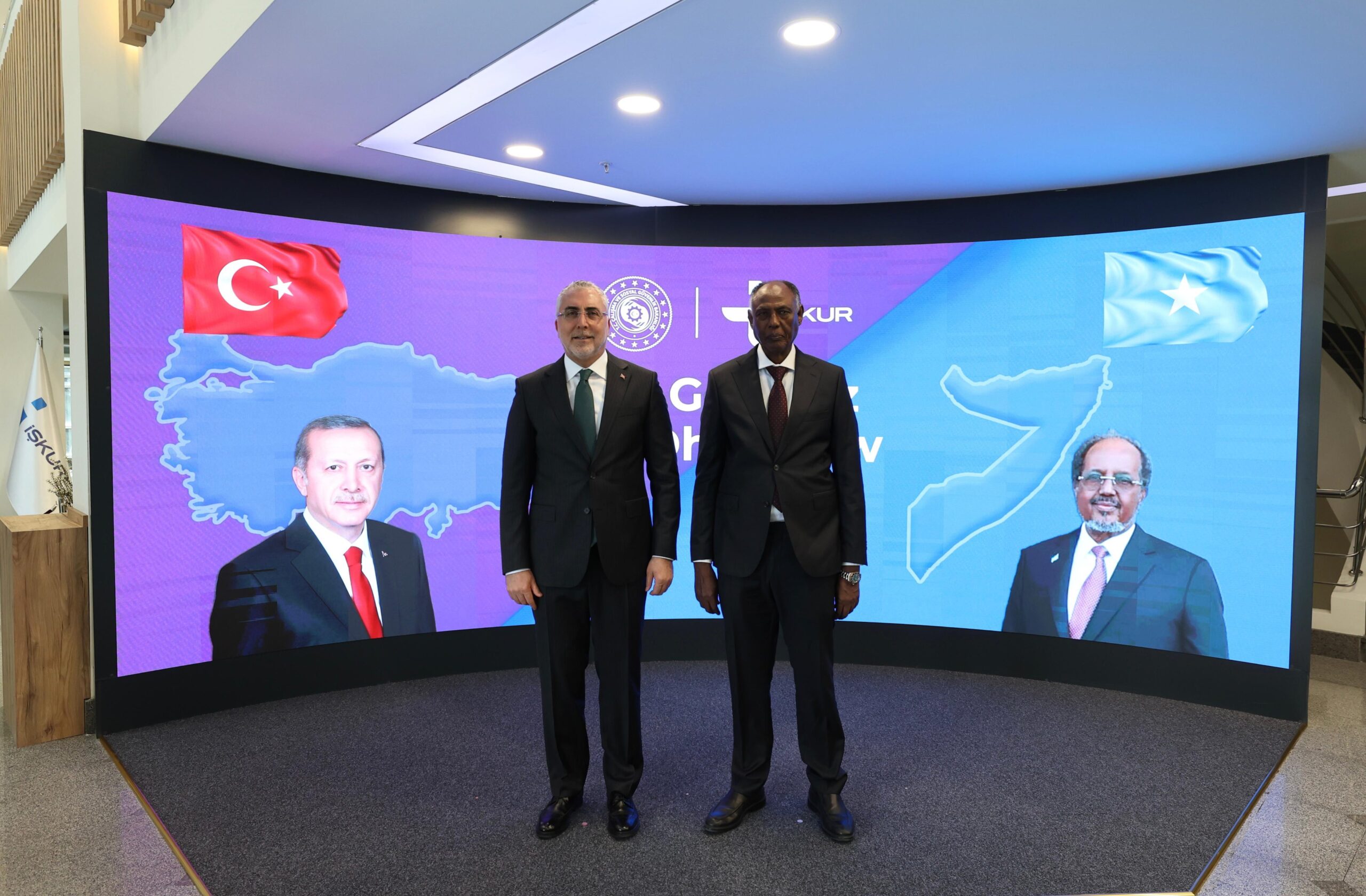 ÇALIŞMA ve Sosyal Güvenlik Bakanı Vedat Işıkhan, Somali Çalışma ve