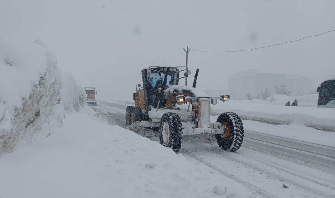 Bitlis genelinde etkili olan kar yağışı nedeniyle kapanan 211 köy