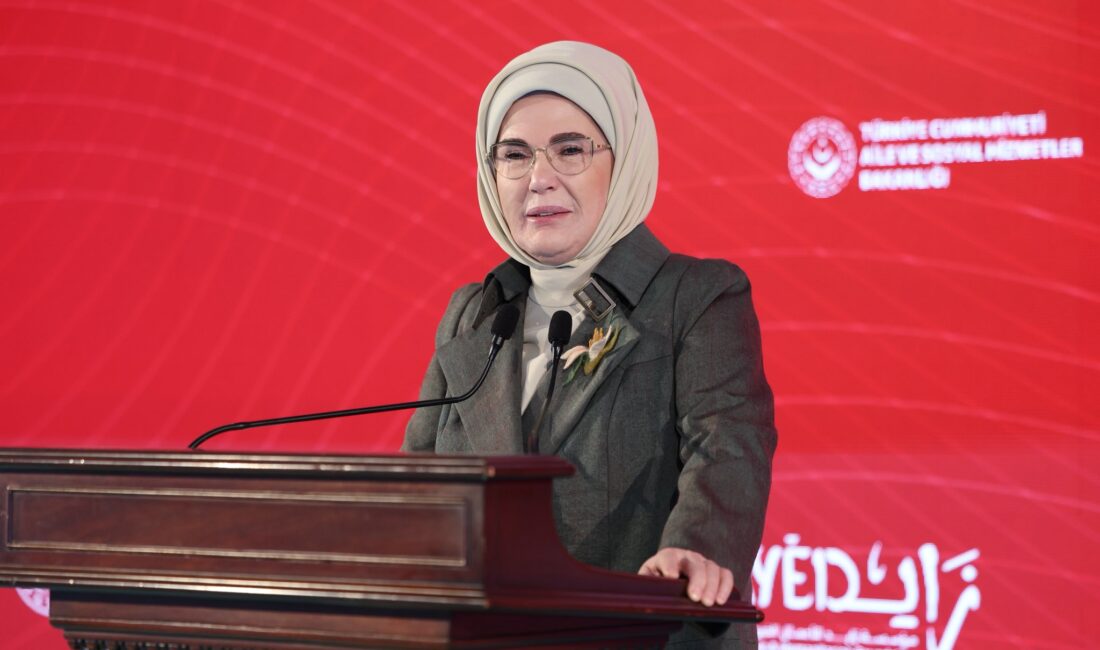 ANKARA / TEKHA Cumhurbaşkanı Recep Tayyip Erdoğan’ın eşi Emine Erdoğan,