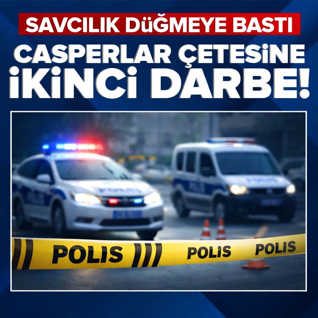 &nbsp; Bakırköy Cumhuriyet Başsavcılığı, kamuoyunda “Casperlar” olarak bilinen silahlı suç