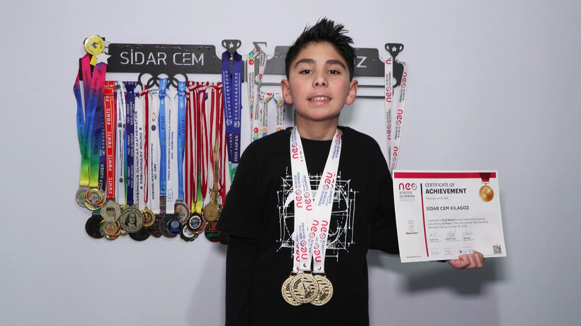 İstanbul’da yaşayan 11 yaşındaki 5’inci sınıf öğrencisi Sidar Cem Kılagöz,