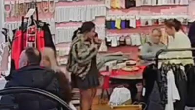 İstanbul Beylikdüzü’nde bir butikten 120 bin liralık alışveriş yapan ve
