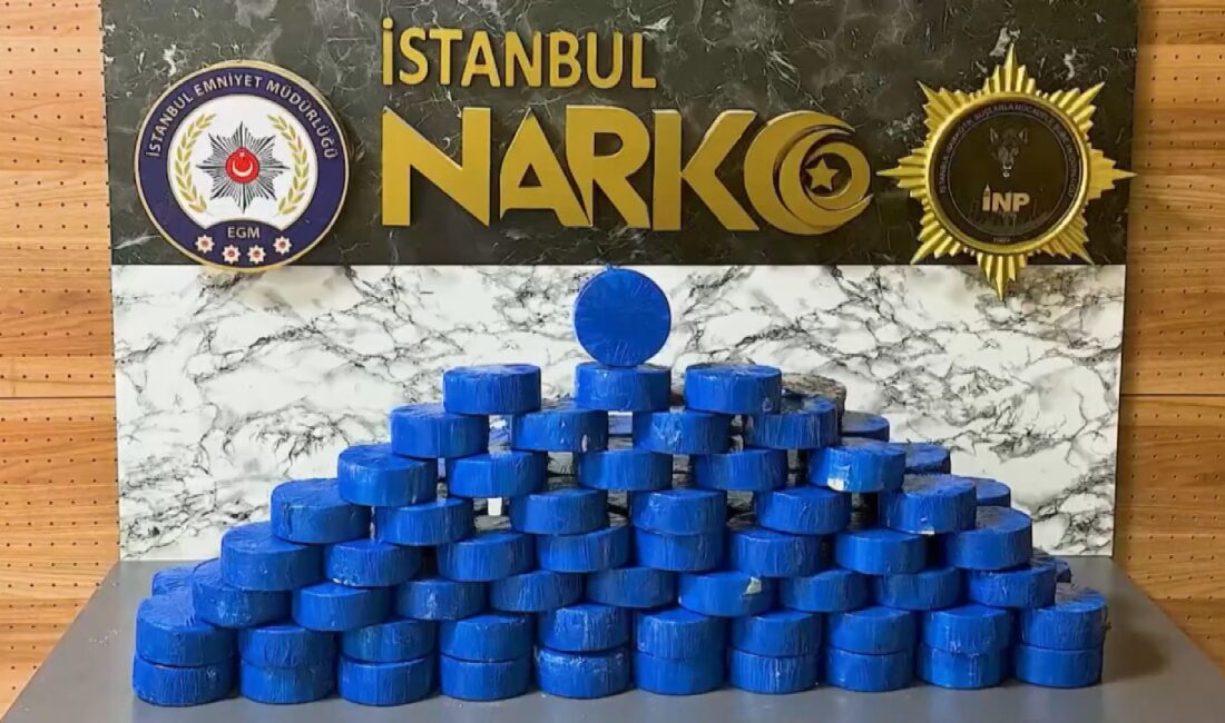 İstanbul Esenyurt’ta şüpheli bir TIR’a düzenlenen operasyonda, aracın lastik jantlarına