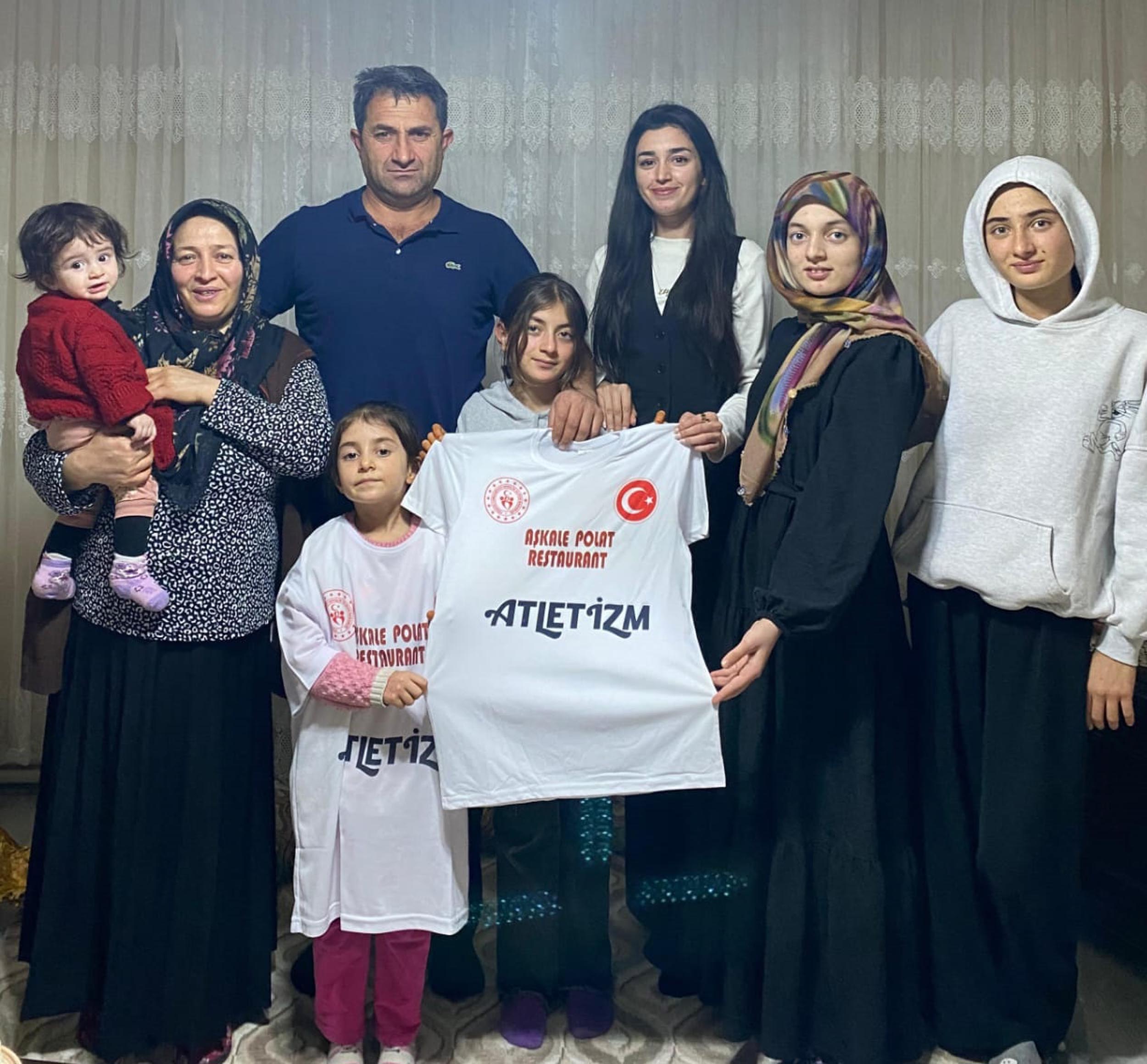Erzurum’un Aşkale ilçesinde, sakatlığı nedeniyle aktif spor hayatına veda etmek