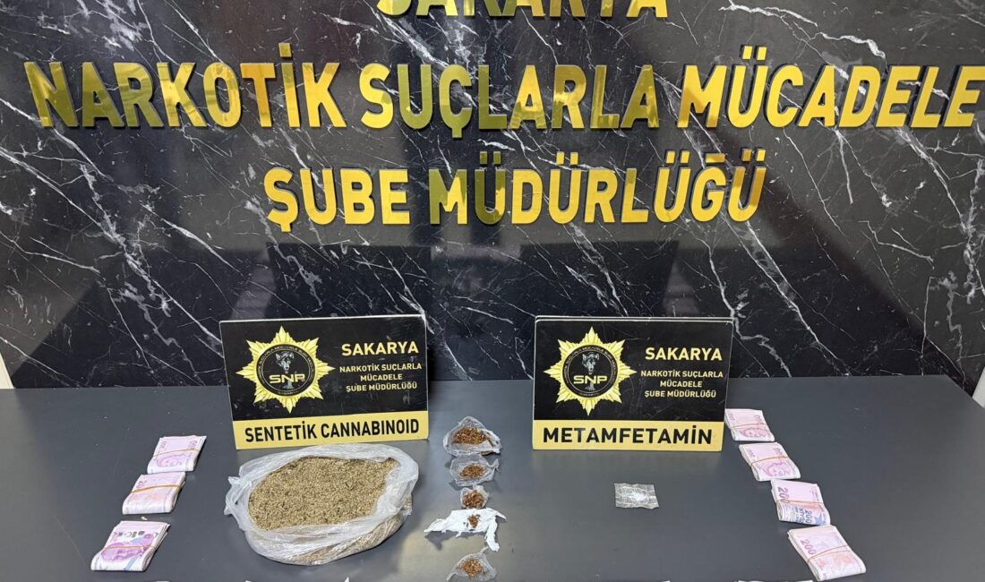 Sakarya’nın Sapanca ilçesinde uyuşturucu ticareti yapan şahıslara yönelik düzenlenen eş